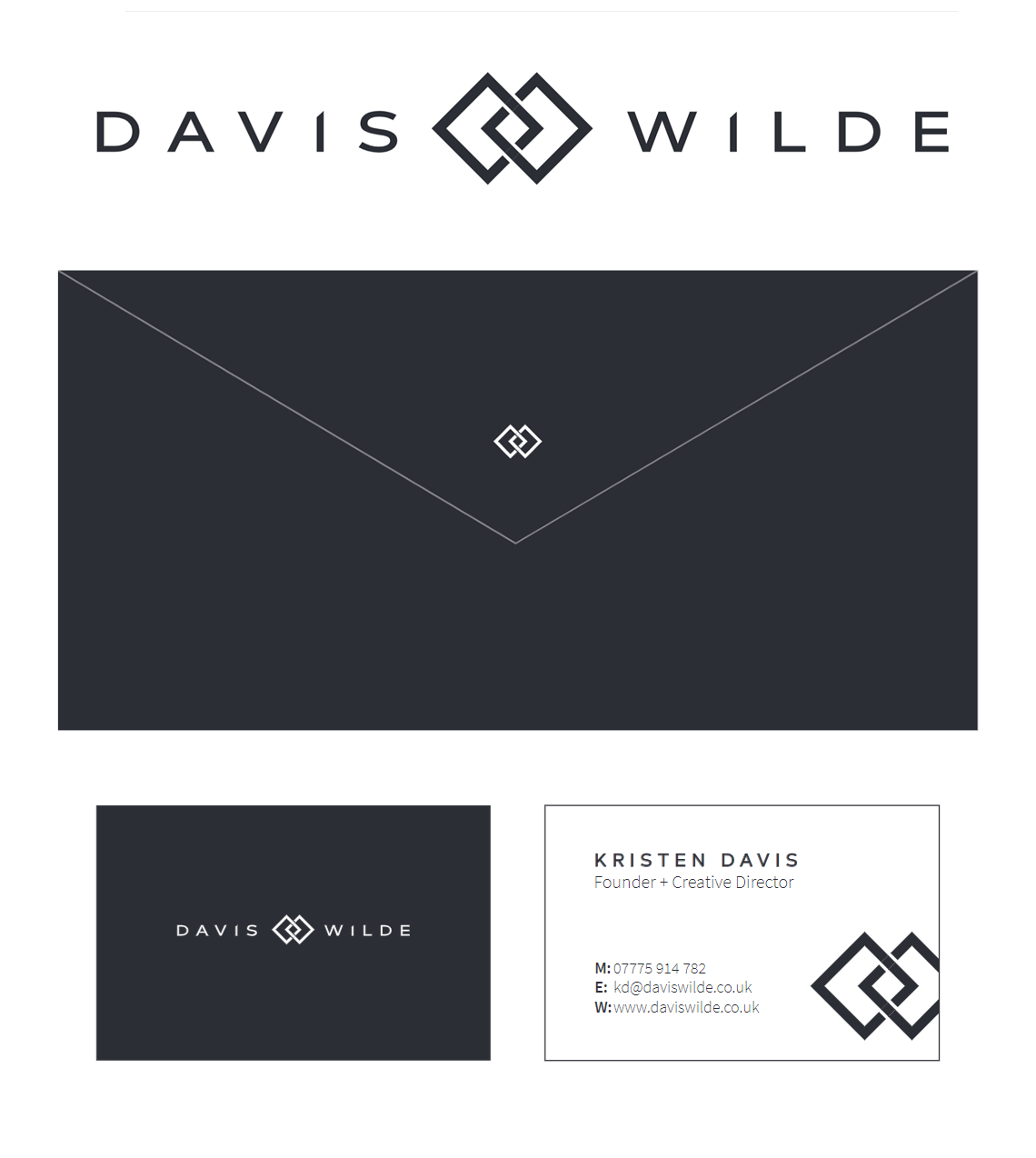 Davis Wilde Logo Branding Corporate Identity Design